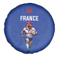 Rugby France Spare Tire Cover XV de France Gallic Rooster Mascot