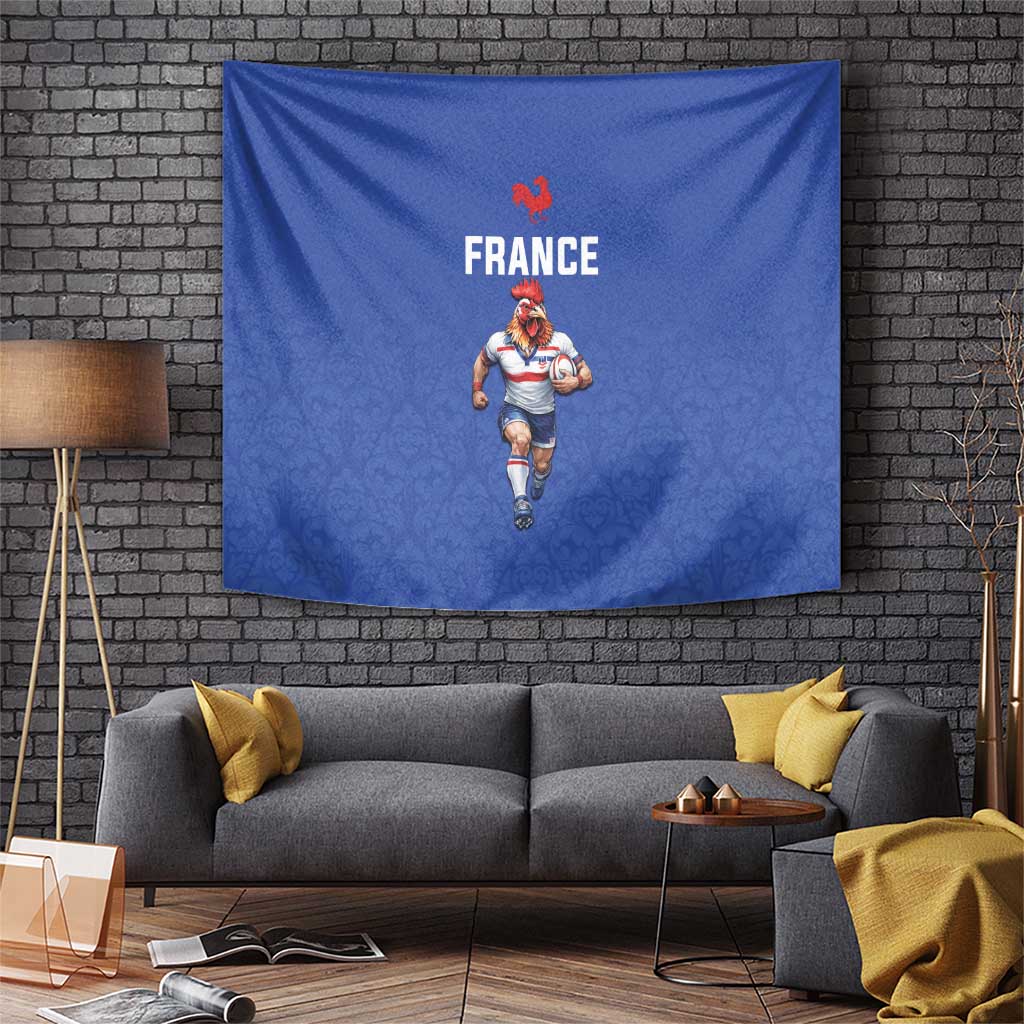Rugby France Tapestry XV de France Gallic Rooster Mascot