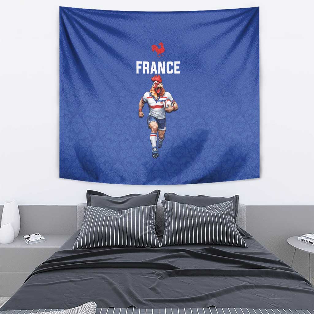 Rugby France Tapestry XV de France Gallic Rooster Mascot