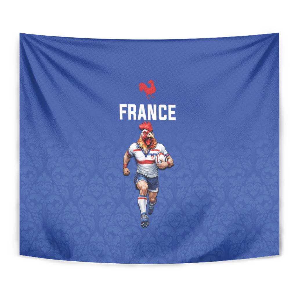 Rugby France Tapestry XV de France Gallic Rooster Mascot