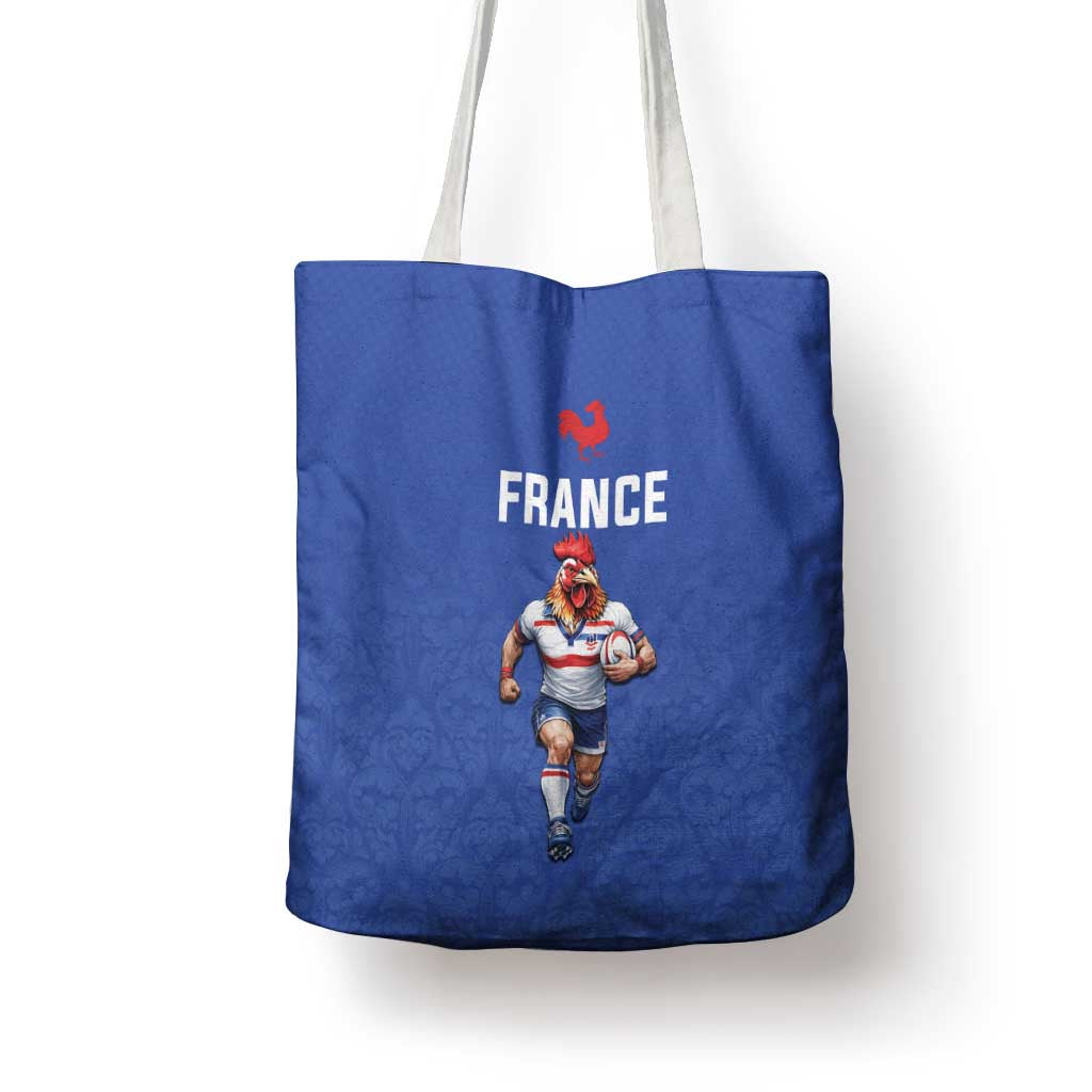 Rugby France Tote Bag XV de France Gallic Rooster Mascot