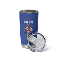 Custom Rugby France Tumbler Cup XV de France Gallic Rooster Mascot