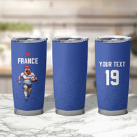 Custom Rugby France Tumbler Cup XV de France Gallic Rooster Mascot