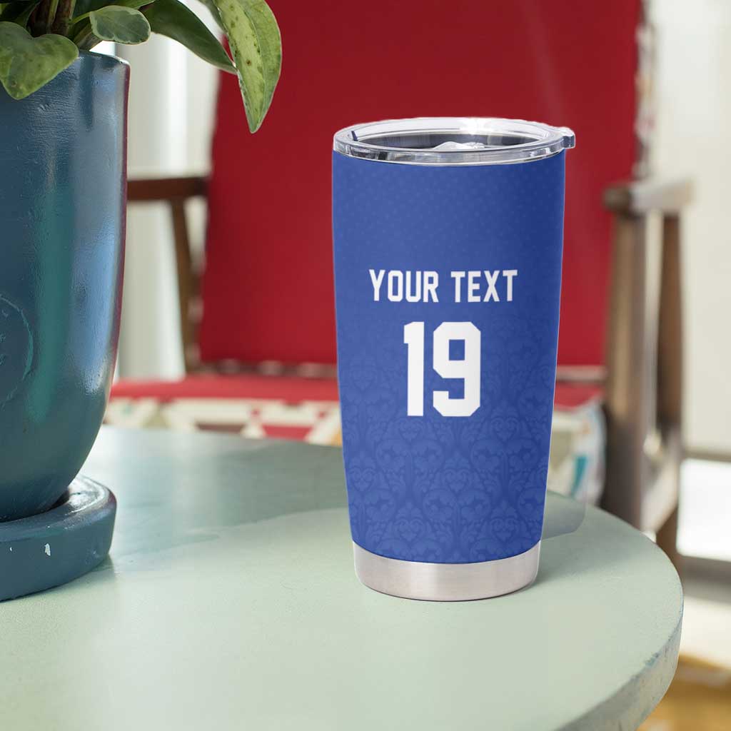Custom Rugby France Tumbler Cup XV de France Gallic Rooster Mascot