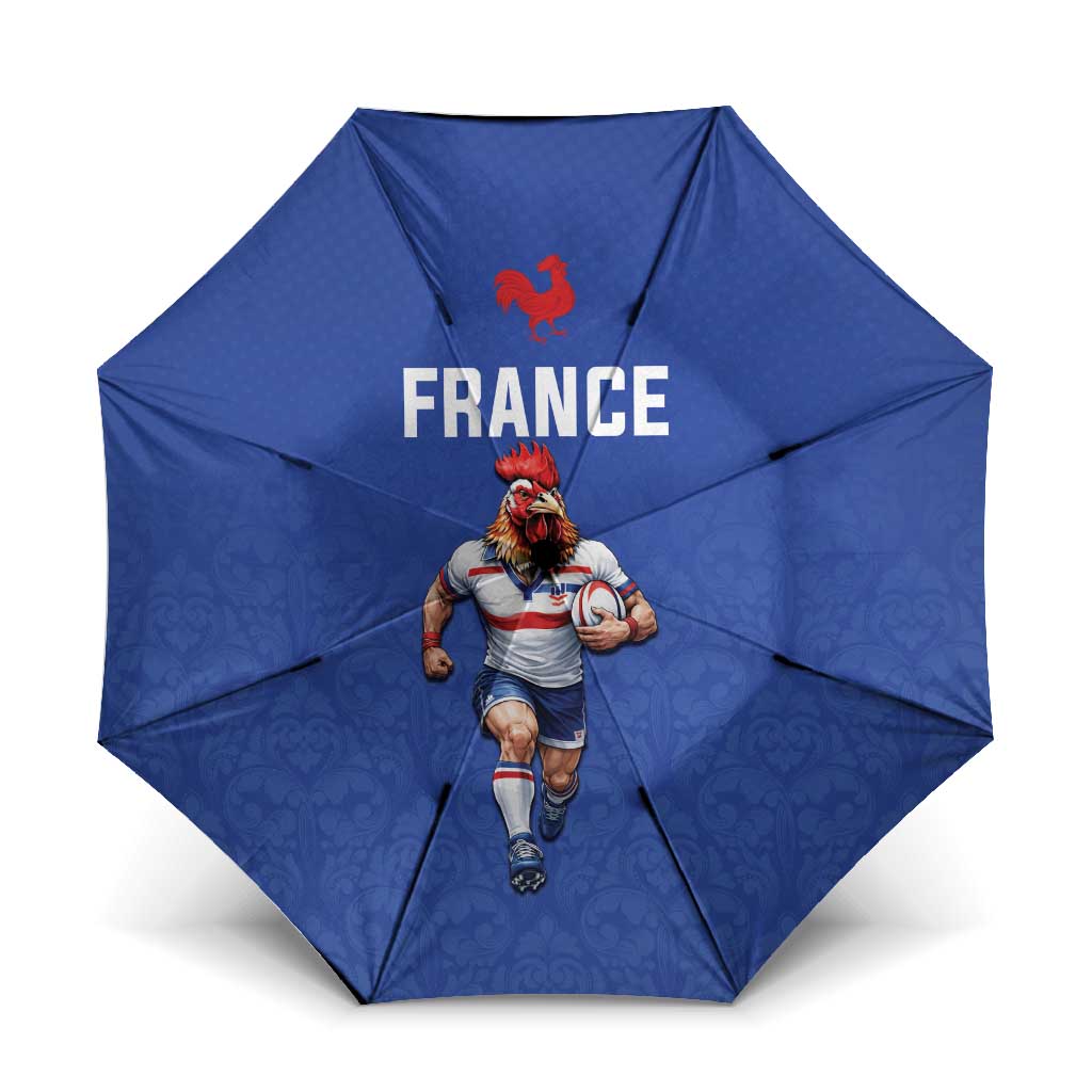 Rugby France Umbrella XV de France Gallic Rooster Mascot