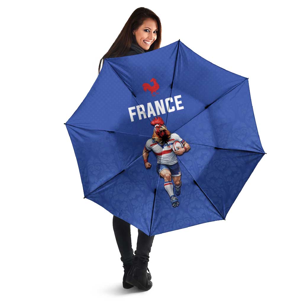Rugby France Umbrella XV de France Gallic Rooster Mascot