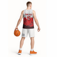 Switzerland Ice Hockey Custom Basketball Jersey Swiss Shield Alps Art