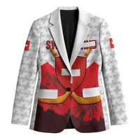 Switzerland Ice Hockey Custom Blazer Swiss Shield Alps Art