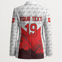 Switzerland Ice Hockey Custom Blazer Swiss Shield Alps Art