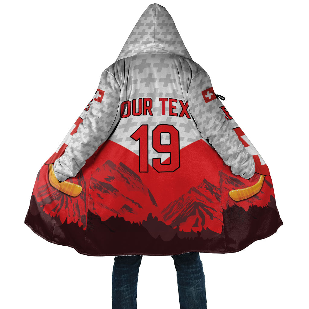 Switzerland Ice Hockey Custom Cloak Swiss Shield Alps Art