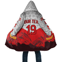 Switzerland Ice Hockey Custom Cloak Swiss Shield Alps Art