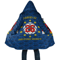 Cabo Verde Tubaroes Azuis Historic Debut 2026 Cloak Cape Verde Past and Present Flag Motif