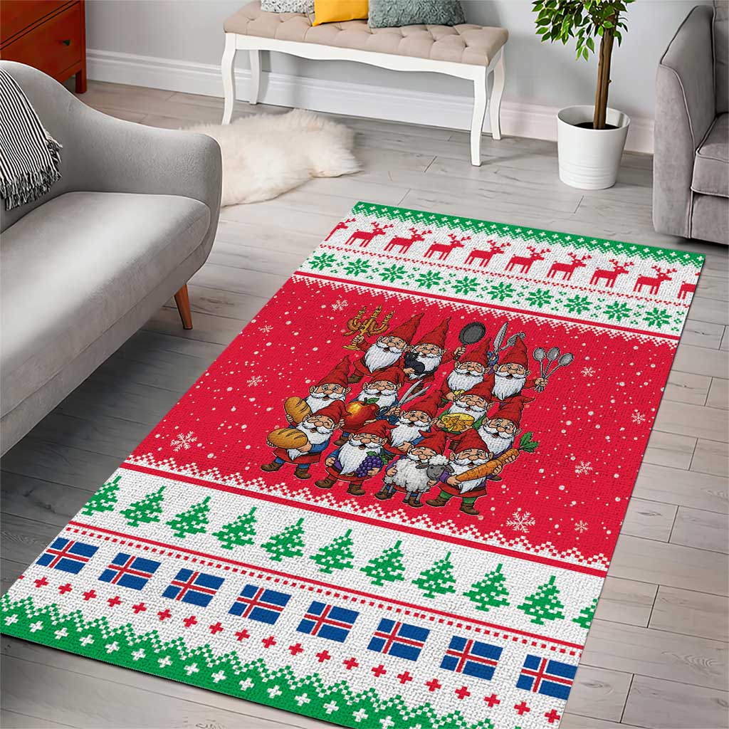 Iceland Christmas Area Rug Icelandic Yule Lads - Wonder Print Shop