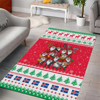 Iceland Christmas Area Rug Icelandic Yule Lads - Wonder Print Shop