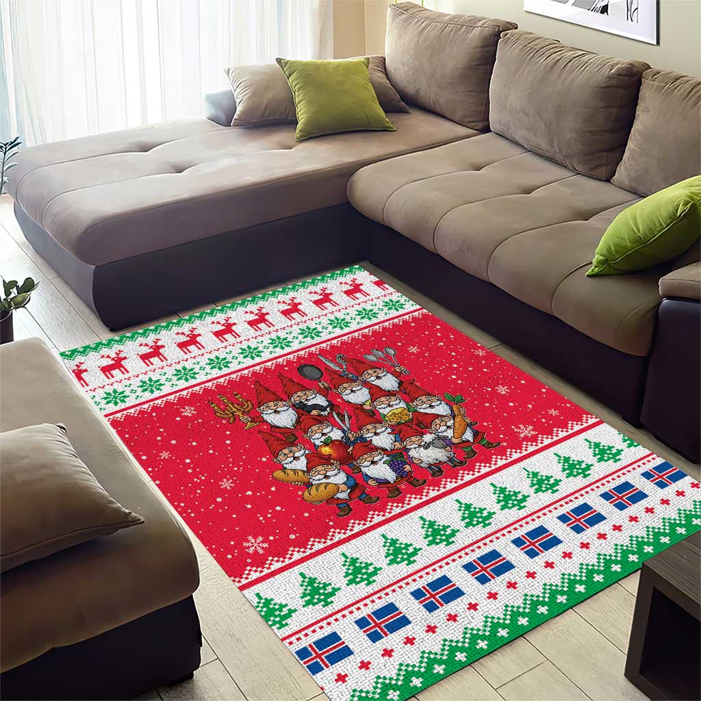 Iceland Christmas Area Rug Icelandic Yule Lads - Wonder Print Shop