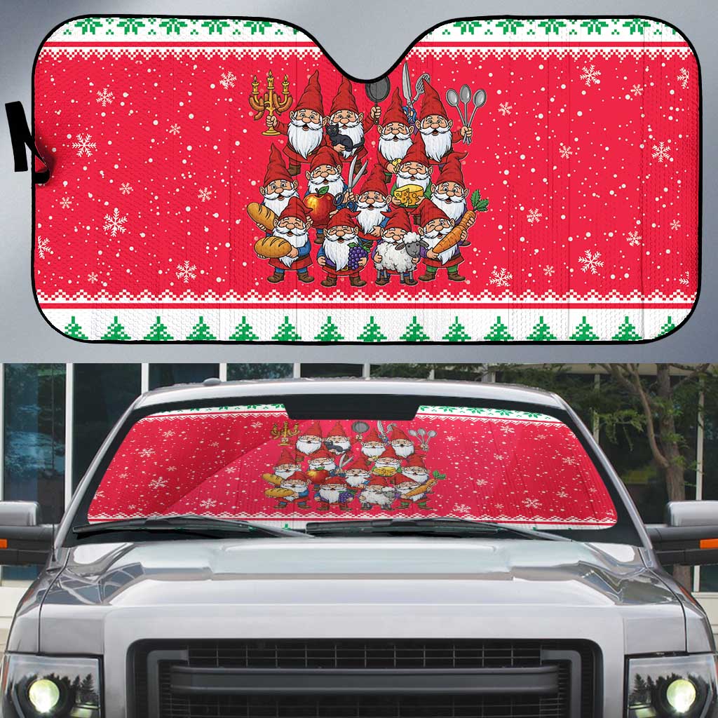 Iceland Christmas Auto Sun Shade Icelandic Yule Lads - Wonder Print Shop