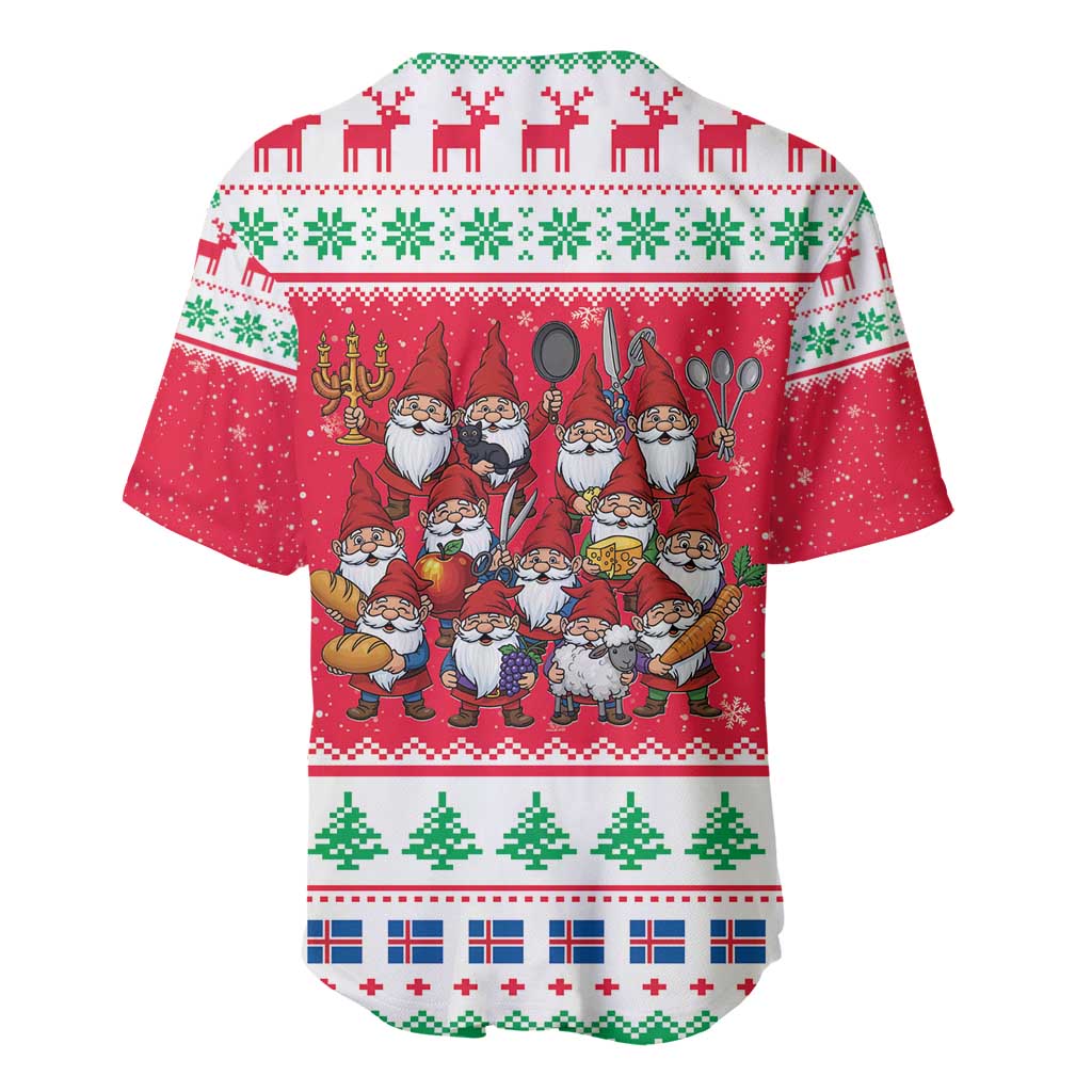 Iceland Christmas Baseball Jersey Icelandic Yule Lads LT19