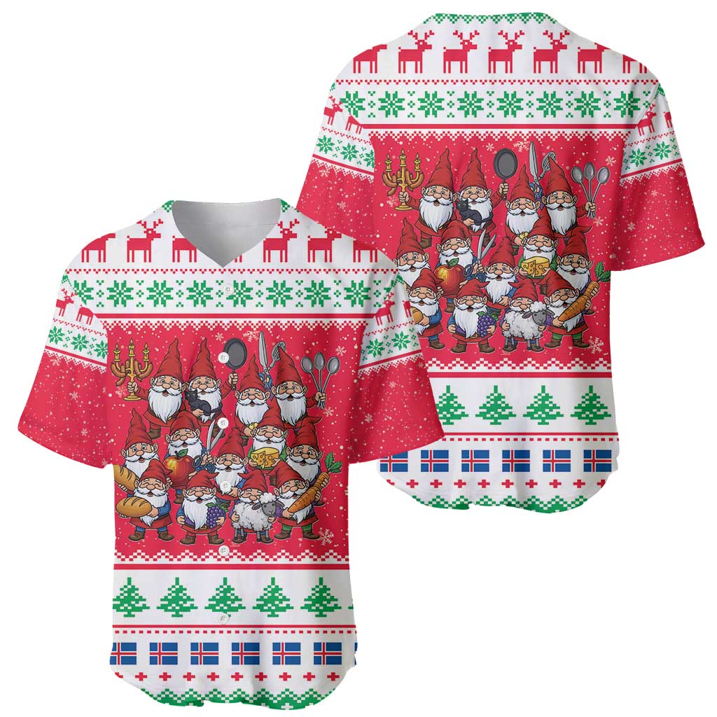 Iceland Christmas Baseball Jersey Icelandic Yule Lads LT19