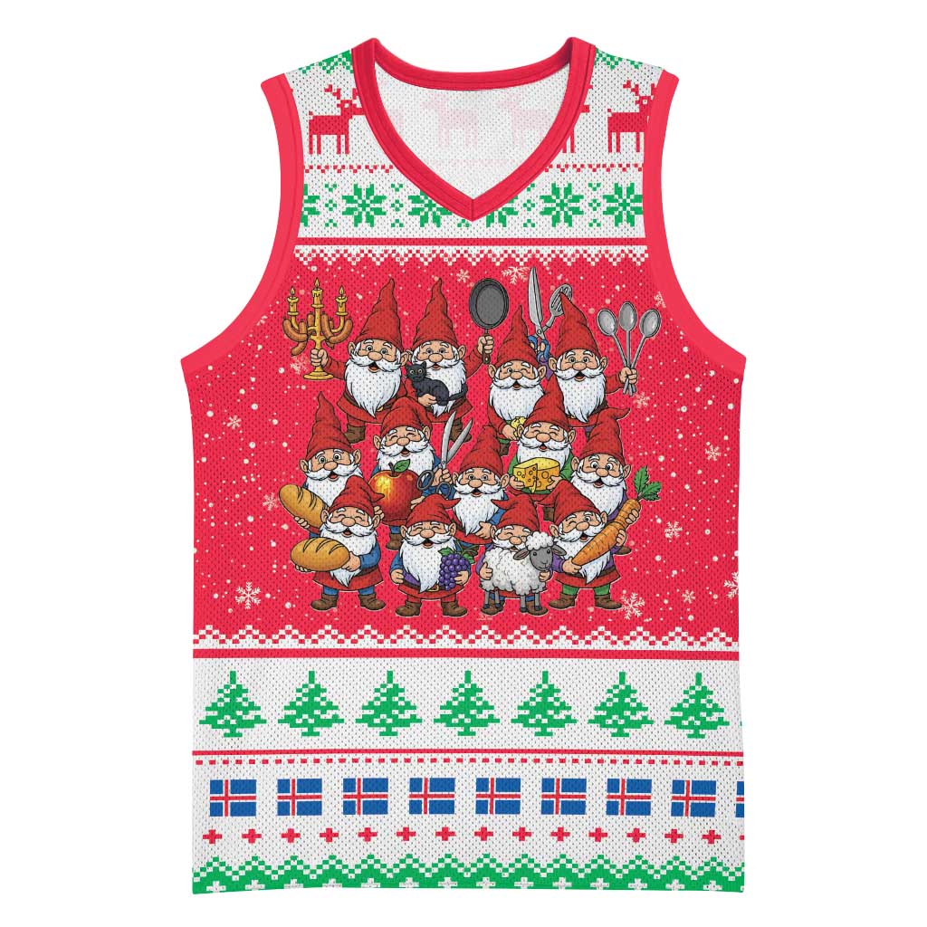 Iceland Christmas Basketball Jersey Icelandic Yule Lads LT19