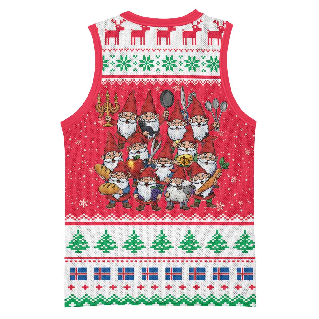 Iceland Christmas Basketball Jersey Icelandic Yule Lads LT19