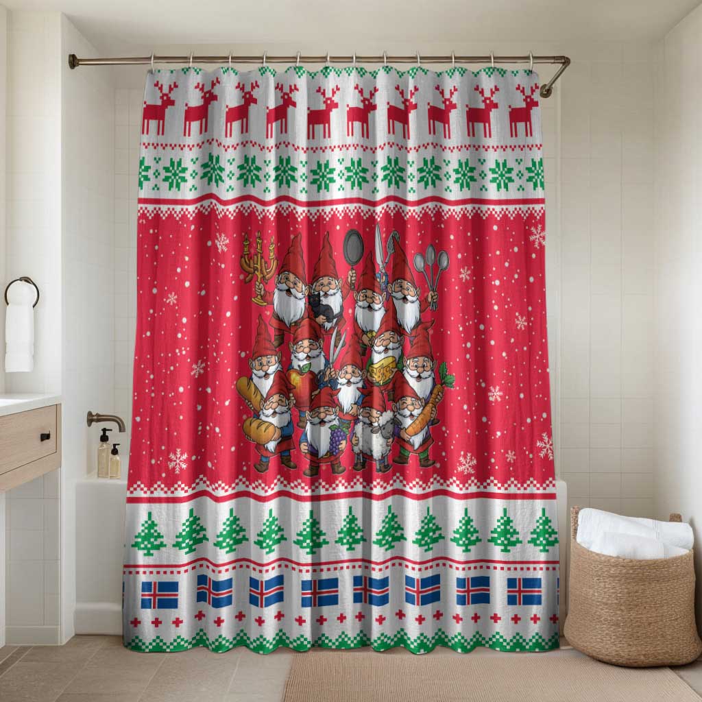 Iceland Christmas Bathroom Set Icelandic Yule Lads - Wonder Print Shop