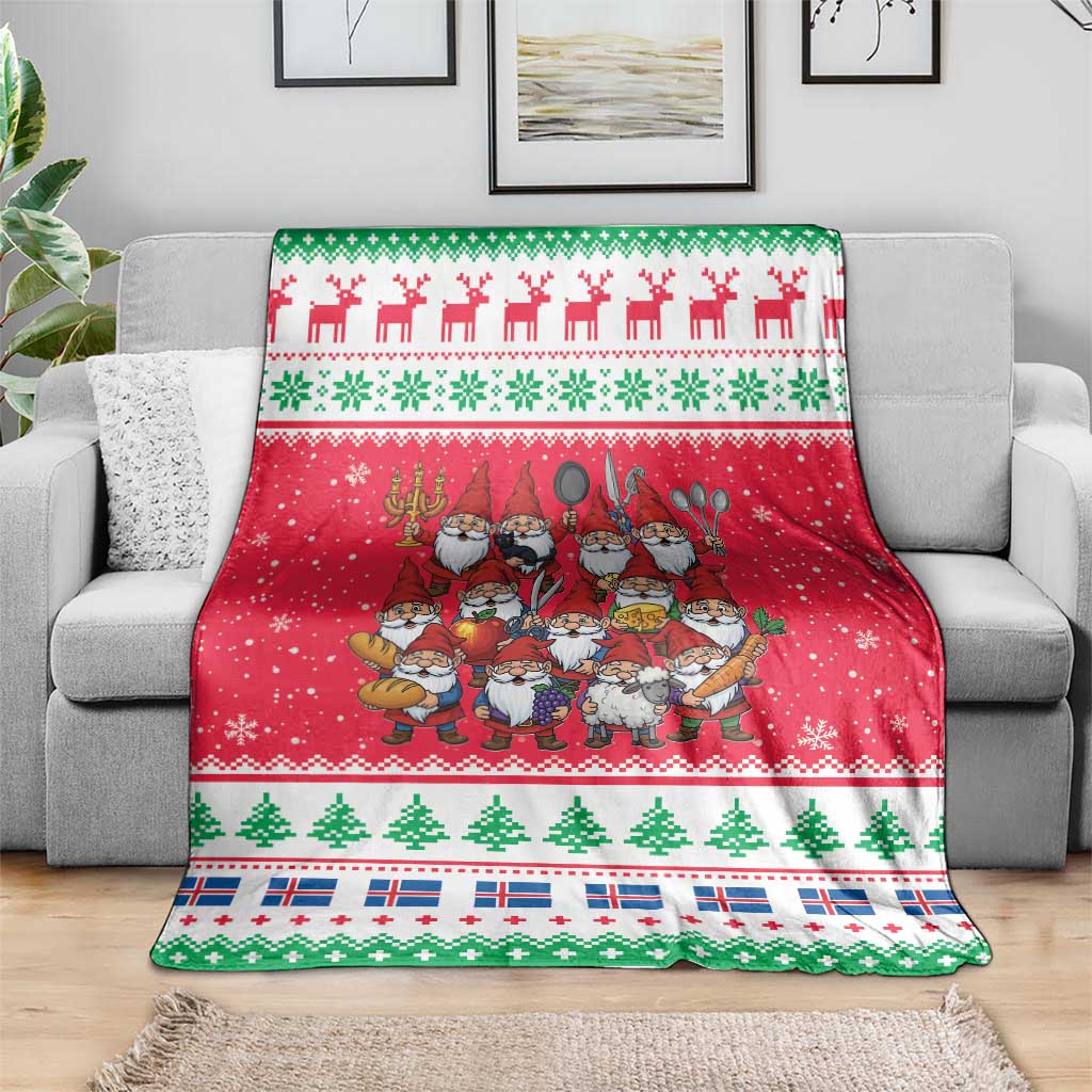 Iceland Christmas Blanket Icelandic Yule Lads - Wonder Print Shop
