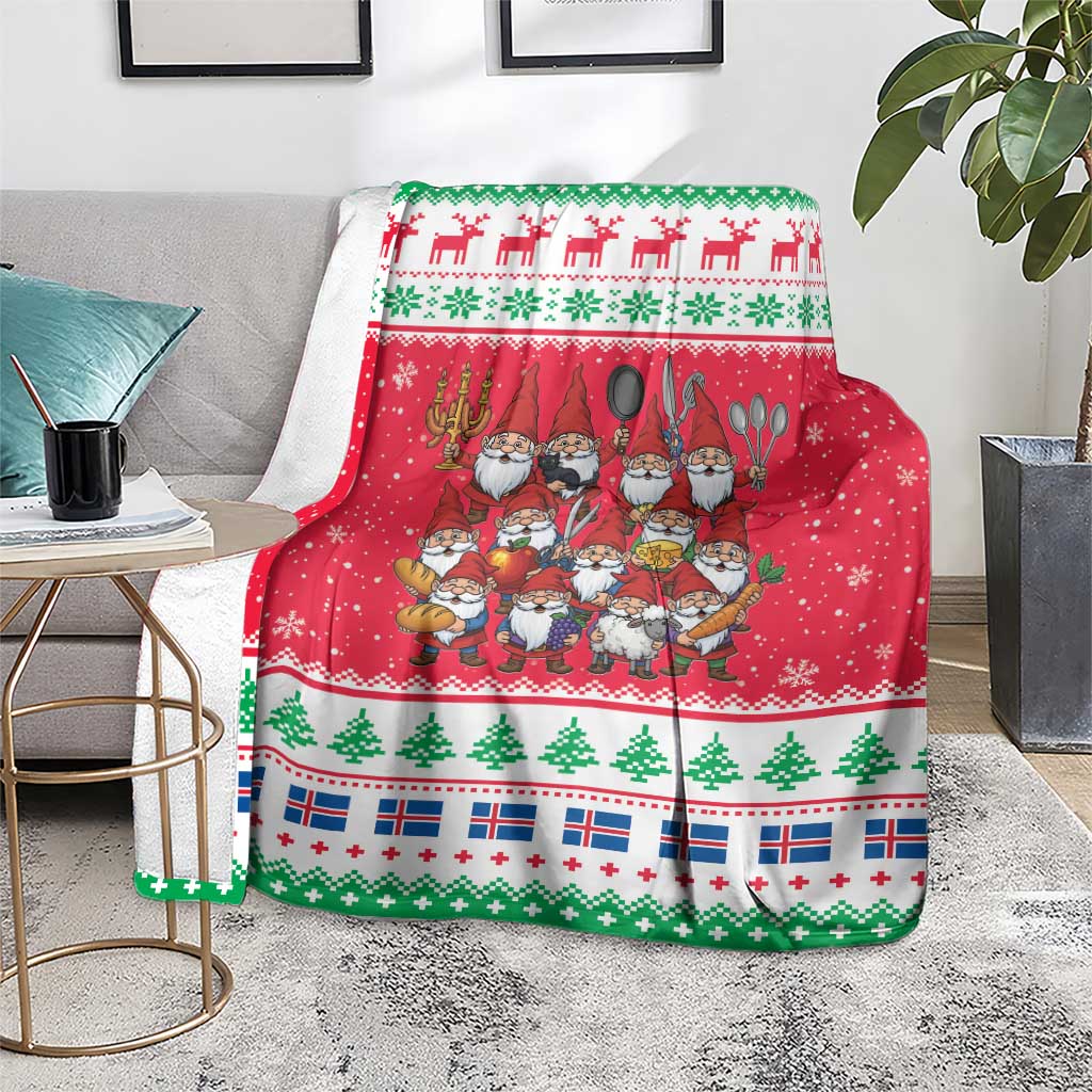 Iceland Christmas Blanket Icelandic Yule Lads - Wonder Print Shop