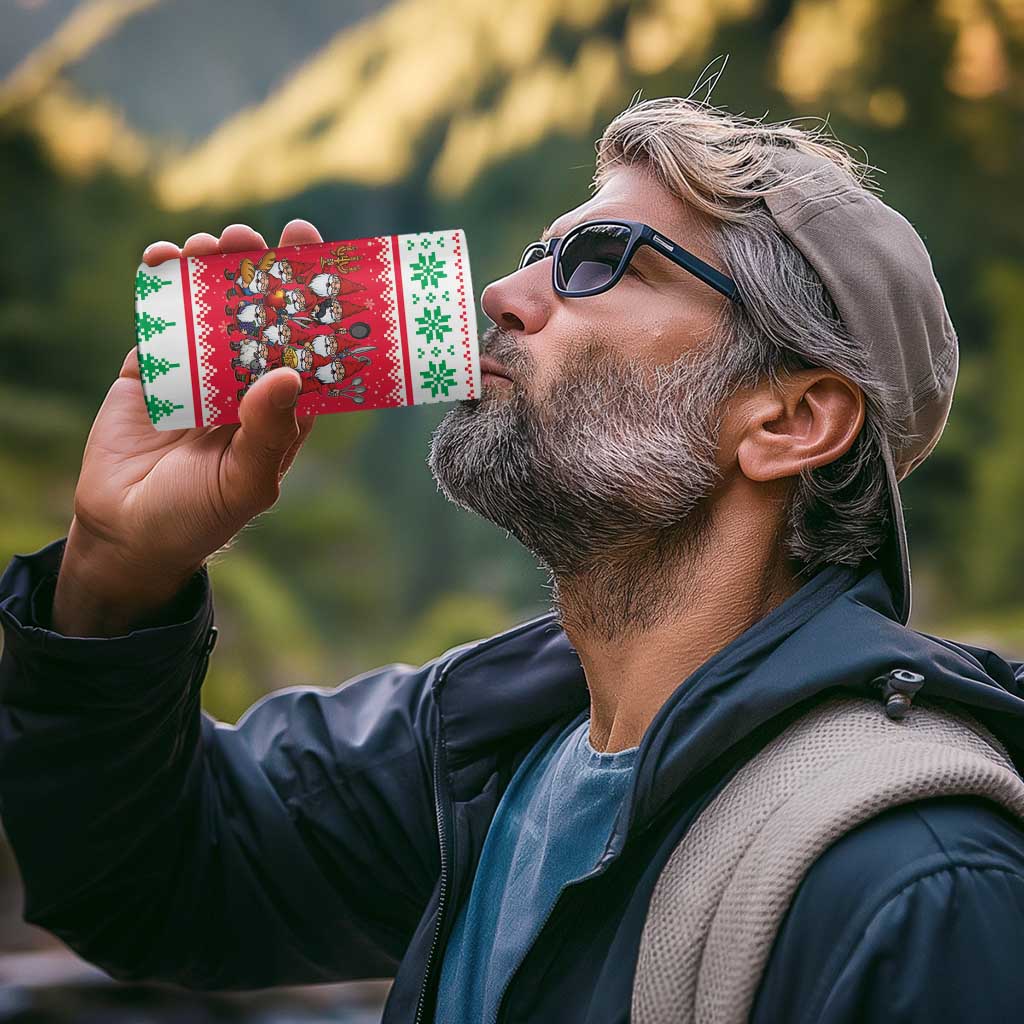 Iceland Christmas 4 in 1 Can Cooler Tumbler Icelandic Yule Lads - Wonder Print Shop