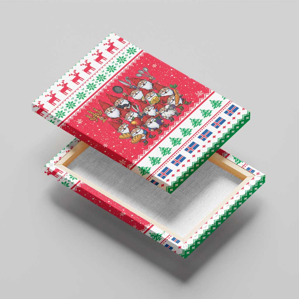 Iceland Christmas Canvas Wall Art Icelandic Yule Lads - Wonder Print Shop