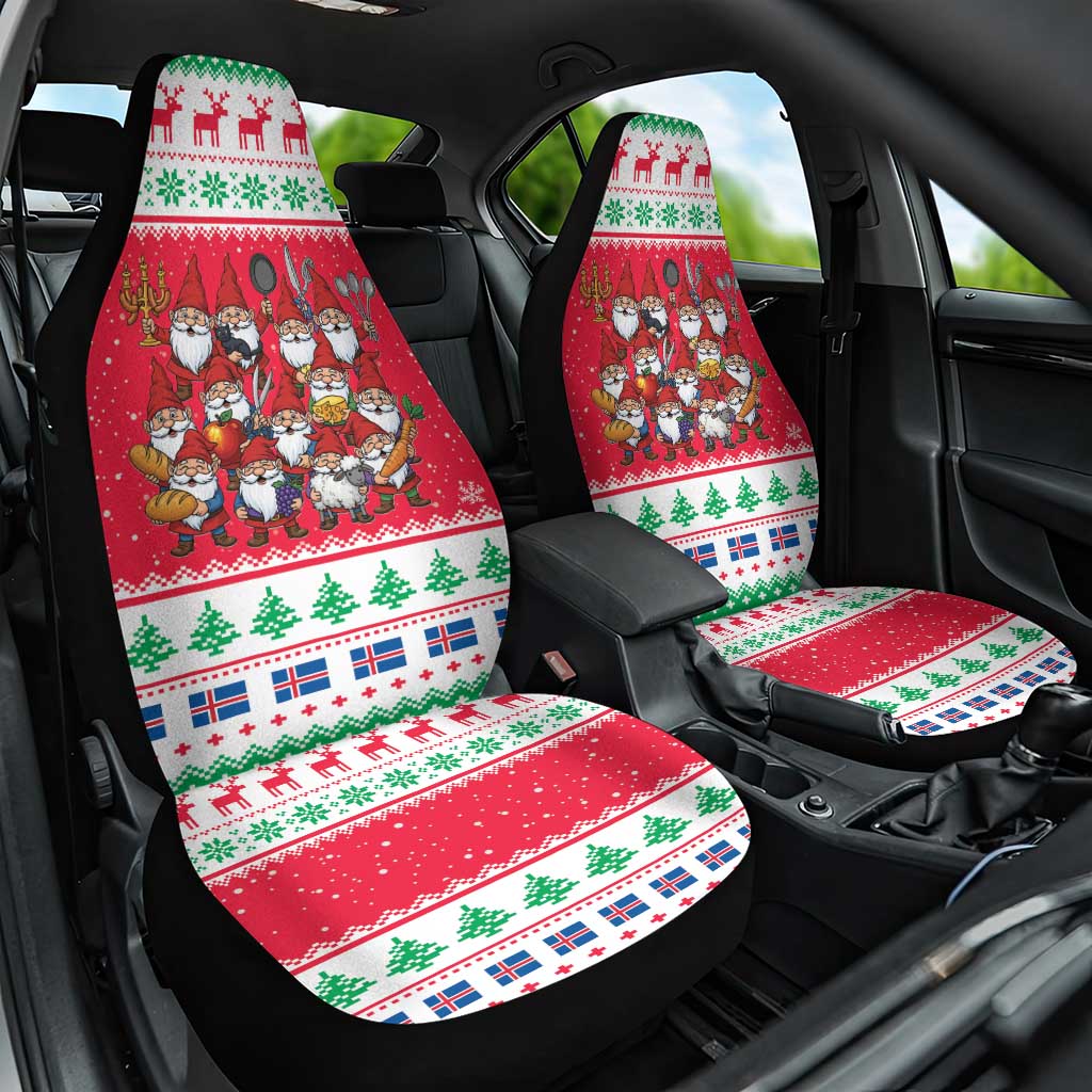 Iceland Christmas Car Seat Cover Icelandic Yule Lads - Wonder Print Shop
