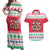 Iceland Christmas Couples Matching Off Shoulder Maxi Dress and Hawaiian Shirt Icelandic Yule Lads LT19