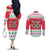Iceland Christmas Couples Matching Off The Shoulder Long Sleeve Dress and Long Sleeve Button Shirt Icelandic Yule Lads LT19