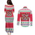 Iceland Christmas Couples Matching Puletasi and Long Sleeve Button Shirt Icelandic Yule Lads LT19