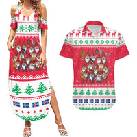 Iceland Christmas Couples Matching Summer Maxi Dress and Hawaiian Shirt Icelandic Yule Lads LT19