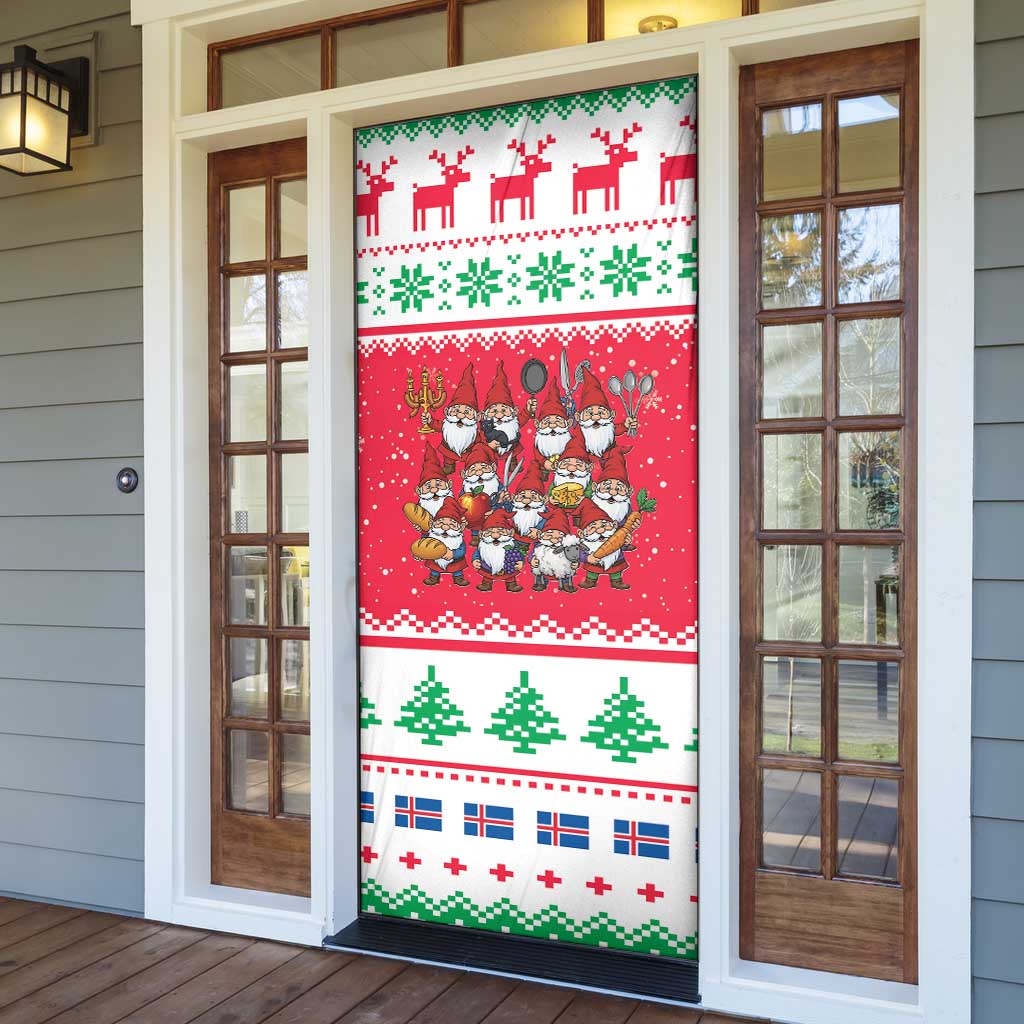 Iceland Christmas Door Cover Icelandic Yule Lads - Wonder Print Shop