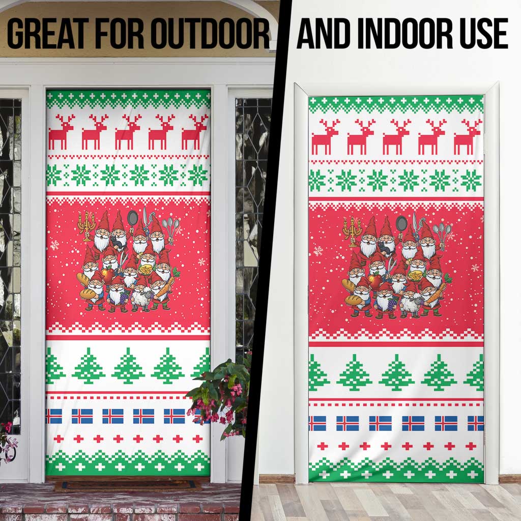 Iceland Christmas Door Cover Icelandic Yule Lads - Wonder Print Shop