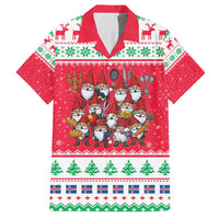 Iceland Christmas Family Matching Off Shoulder Short Dress and Hawaiian Shirt Icelandic Yule Lads LT19