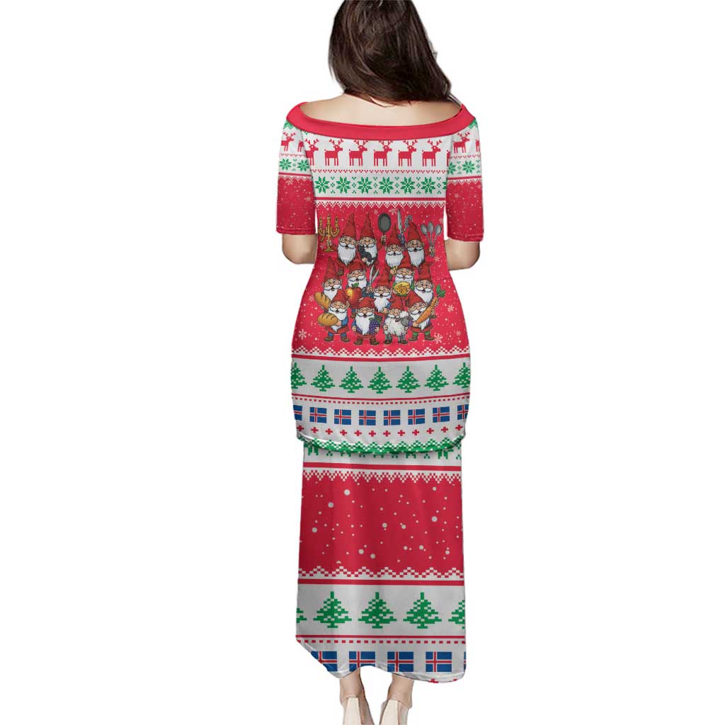 Iceland Christmas Family Matching Puletasi and Hawaiian Shirt Icelandic Yule Lads LT19