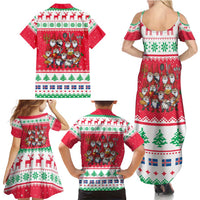 Iceland Christmas Family Matching Summer Maxi Dress and Hawaiian Shirt Icelandic Yule Lads LT19