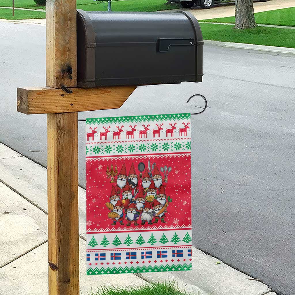 Iceland Christmas Garden Flag Icelandic Yule Lads - Wonder Print Shop