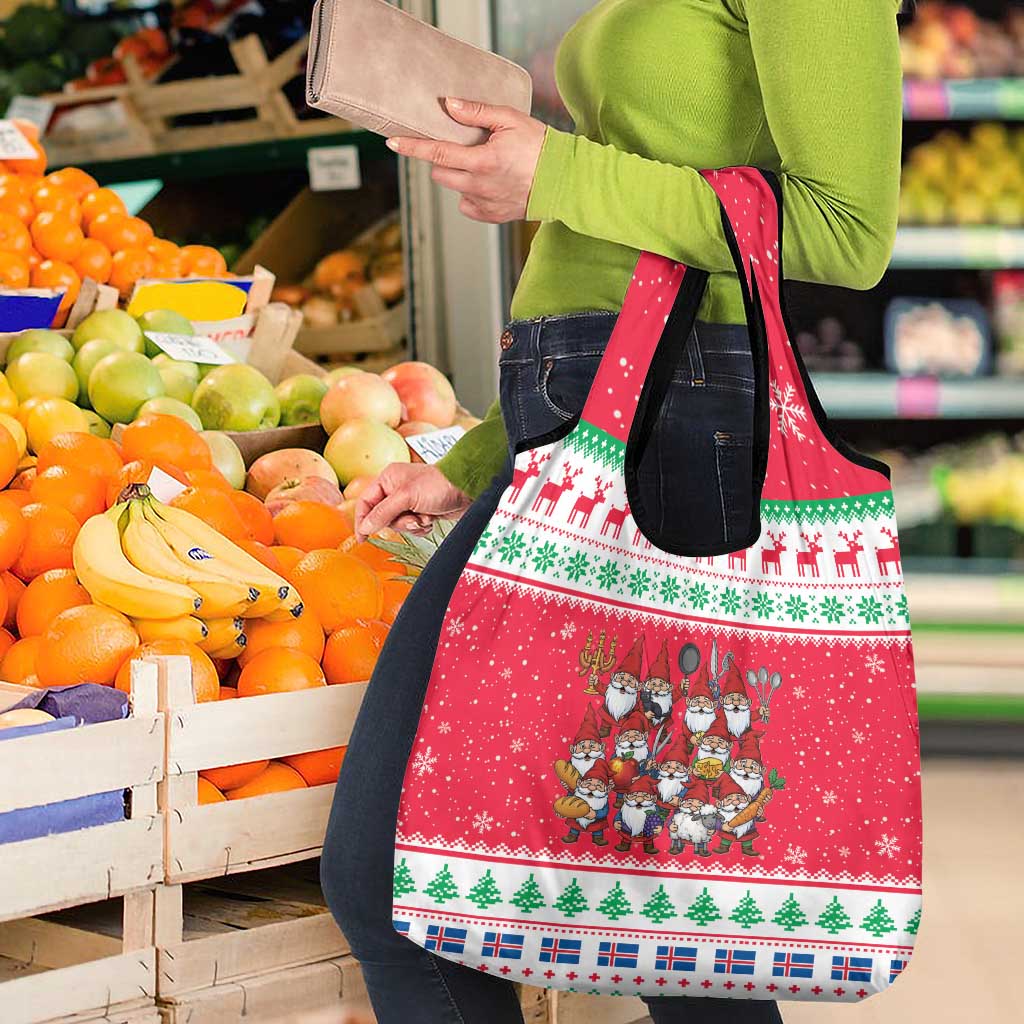 Iceland Christmas Grocery Bag Icelandic Yule Lads - Wonder Print Shop