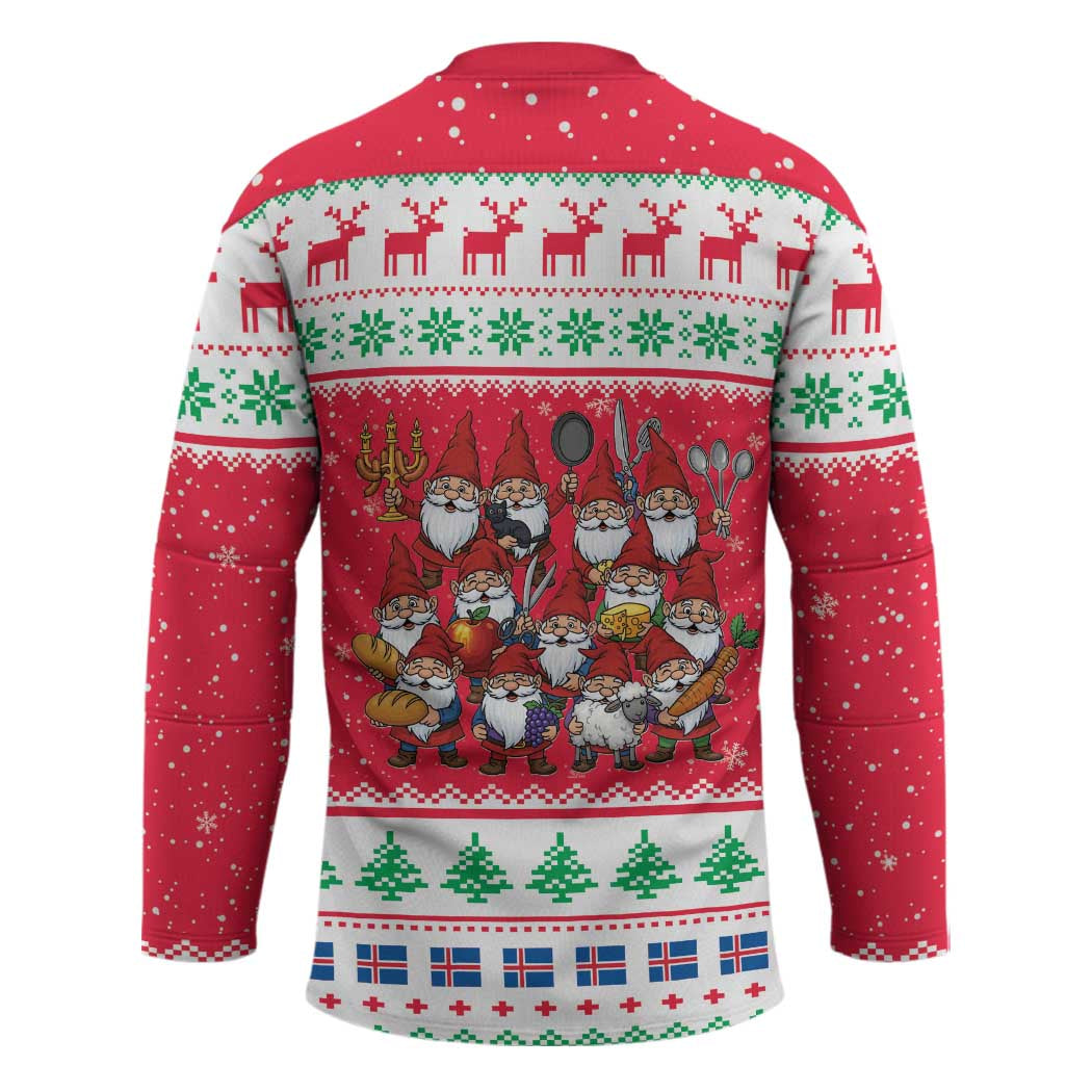 Iceland Christmas Hockey Jersey Icelandic Yule Lads LT19