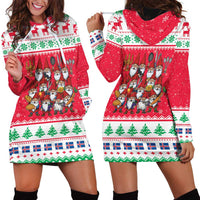 Iceland Christmas Hoodie Dress Icelandic Yule Lads LT19