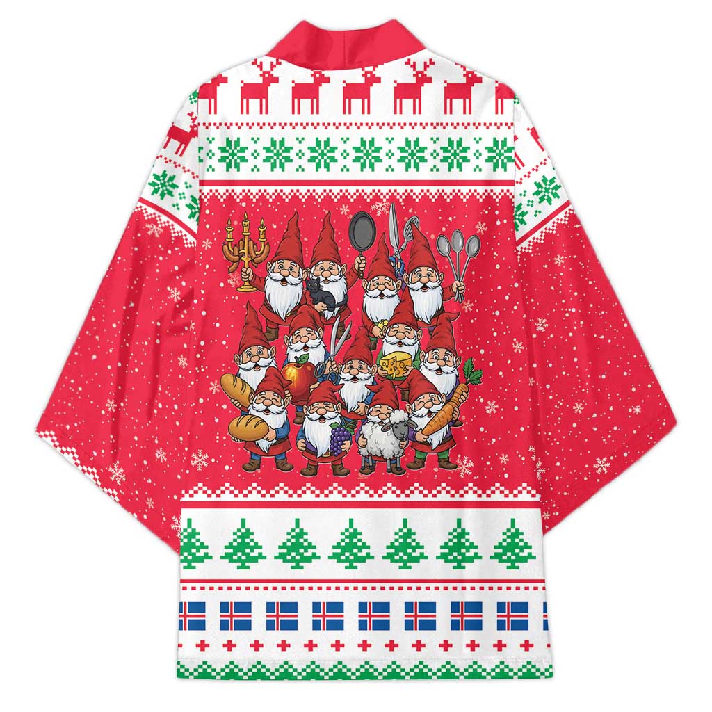 Iceland Christmas Kimono Icelandic Yule Lads LT19