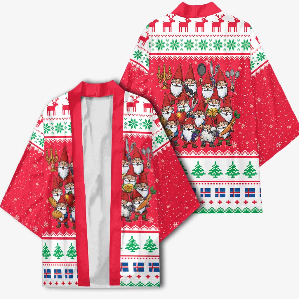Iceland Christmas Kimono Icelandic Yule Lads LT19