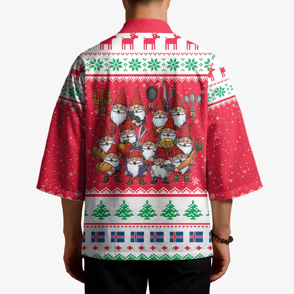 Iceland Christmas Kimono Icelandic Yule Lads LT19