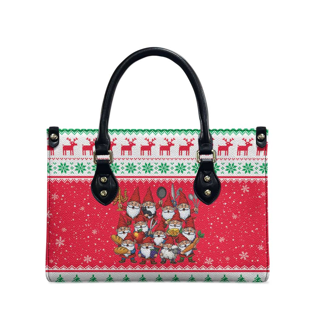 Iceland Christmas Leather Bag Icelandic Yule Lads - Wonder Print Shop