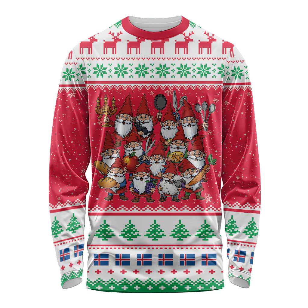 Iceland Christmas Long Sleeve Shirt Icelandic Yule Lads LT19