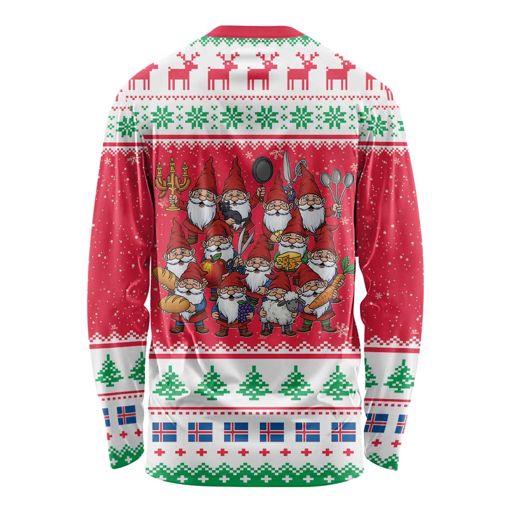 Iceland Christmas Long Sleeve Shirt Icelandic Yule Lads LT19