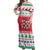 Iceland Christmas Off Shoulder Maxi Dress Icelandic Yule Lads LT19
